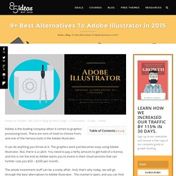 9+ Best Alternatives To Adobe Illustrator in 2015 - 85ideas.com