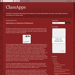 Alternatives to Interactive Whiteboards