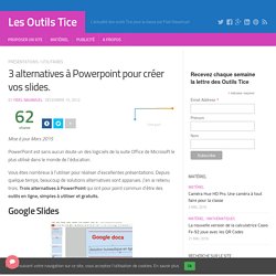 3 alternatives à Powerpoint pour créer vos slides.