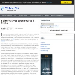 5 alternatives open source à Trello