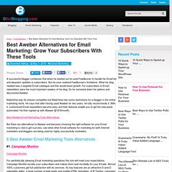 Best Aweber Alternatives for Email Marketing: Grow Your Subscribers With These Tools