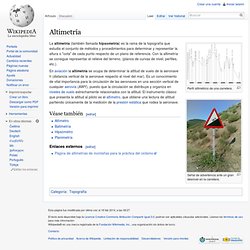 Altimetría