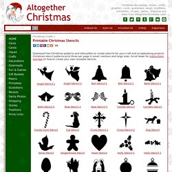 Altogether Christmas Crafts: Christmas Stencils, Shapes and Patterns.