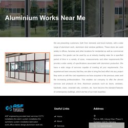 Aluminium partition work in gurgaon