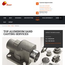 Top Provider of Aluminium Sand Casting Services - Gamma Foundries