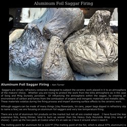 Aluminum Foil Saggar Firing