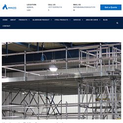 Aluminum Scaffolding for your every business - Analog Gulf
