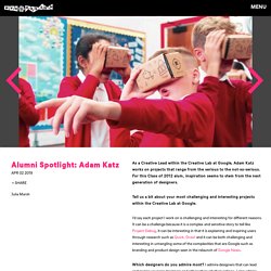 Alumni Spotlight: Adam Katz - MFA Design