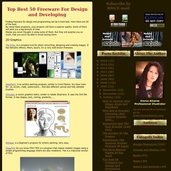 Top Best 50 Freeware For Design and Developing