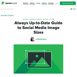 Always Up-To-Date Guide to Social Media Image Sizes