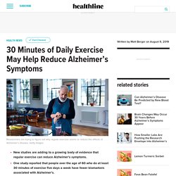 Alzheimer's Symptoms and Daily Exercise