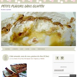 Cake amande, noix de coco, graines de chia (IG bas)
