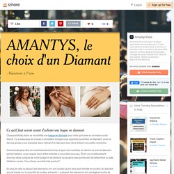 AMANTYS, le choix d'un Diamant