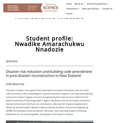 Student profile: Nwadike Amarachukwu Nnadozie