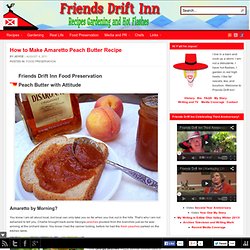 Friends Drift Inn Recipes Gardening & Hot Flashes