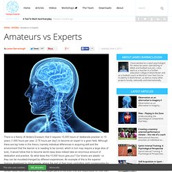 Amateurs vs Experts