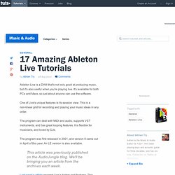 17 Amazing Ableton Live Tutorials