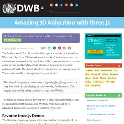 Amazing 3D Animation with three.js