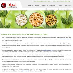 Amazing Health Benefits Of Cumin Seeds Experienced By Experts