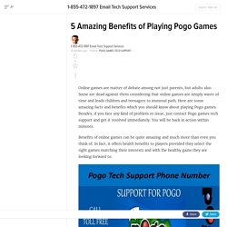 5 Amazing Benefits of Playing Pogo Games  