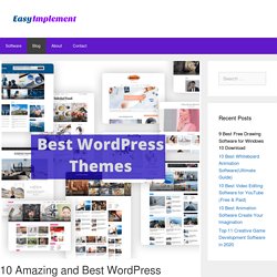 10 Amazing And Best WordPress Themes In 2020