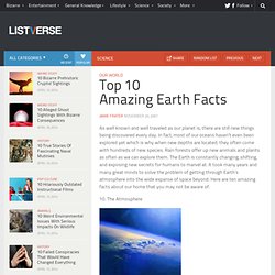 Top 10 Amazing Earth Facts