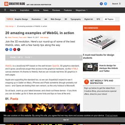 20 WebGL sites that will blow your mind
