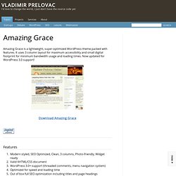Amazing Grace - Wordpress Themes