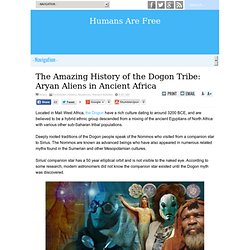 The Amazing History of the Dogon Tribe: Aryan Aliens in Ancient Africa