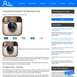 5 Amazing Instagram for Business Tips - My Social Agency Blog