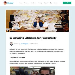 50 Amazing Lifehacks for Productivity