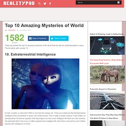 Top 10 Amazing Mysteries of World