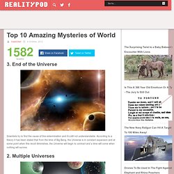 Top 10 Amazing Mysteries of World