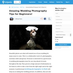 Amazing Wedding Photography Tips for Beginners