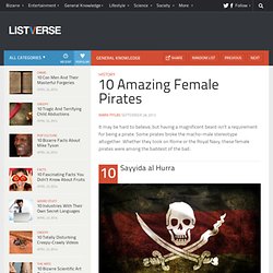10 Amazing Female Pirates
