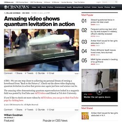 Amazing video shows quantum levitation in action - The Feed