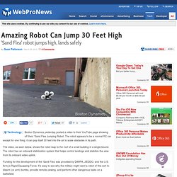 Amazing Robot Can Jump 30 Feet High
