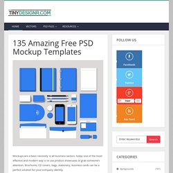 135 Amazing Free PSD Mockup Templates