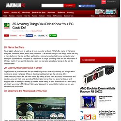 35 Amazing Things You Didn't Know Your PC Could Do! - Page 5
