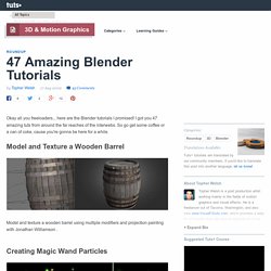 53 Amazing Blender Tutorials