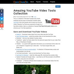 Amazing YouTube Video Tools Collection