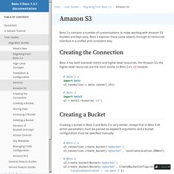 Amazon S3 — Boto 3 Docs 1.3.1 documentation