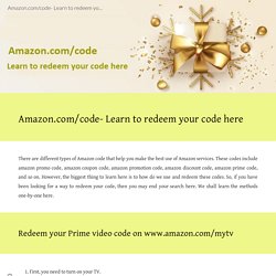 Amazon.com/code- Learn to redeem your code here