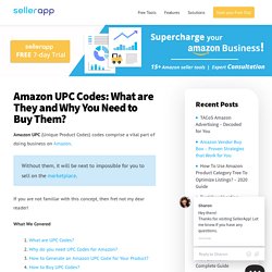 Amazon UPC Codes: What are They and Why You Need to Buy Them?