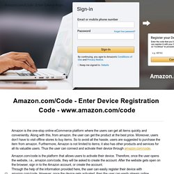 Amazon.com/code