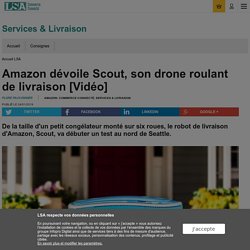 Amazon dévoile Scout, son drone roulant de livraison