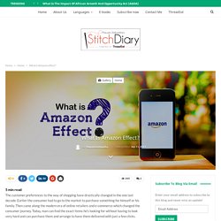 What is Amazon effect?