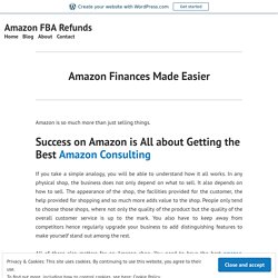 Amazon FBA Refunds