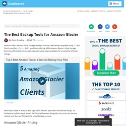 Top 5 Amazon Glacier Clients for Windows & Mac