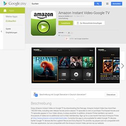 Amazon Instant Video-Google TV - Android Apps auf Google Play